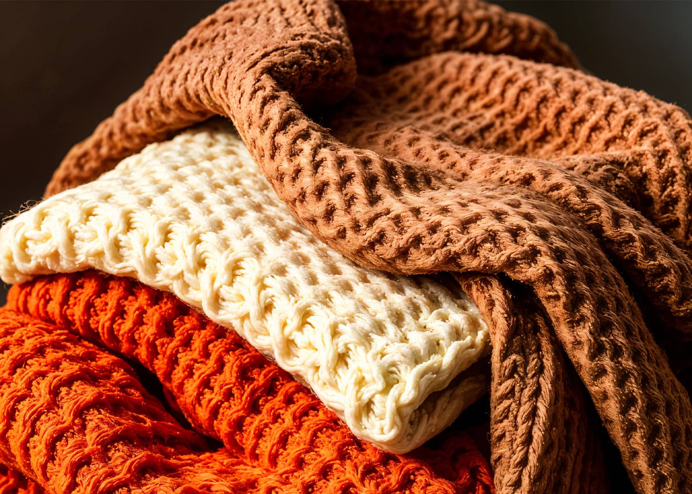 Tendances colorées pour tricoter une écharpe pour cet automne